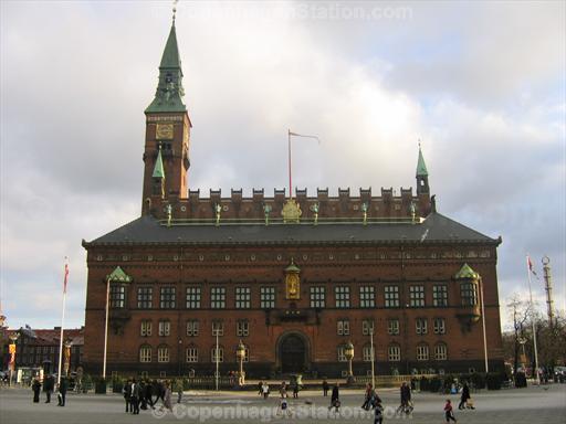 Copenhagen City Hall Building at Radhuspladsen